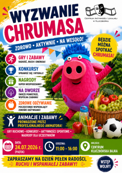 WYZWANIE CHRUMASA – 24 LIPCA godz. 11:00 – 16:00